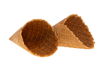 waffle cone isolated