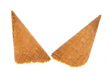 waffle cone isolated