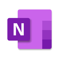 Modern flat design of logo Note file icon