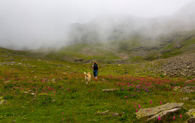 Climbing Cilo mountains , panoramic views , Hakkari