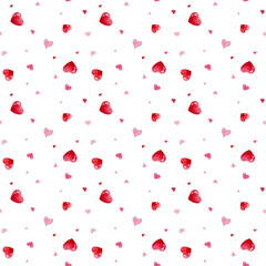 Fototapeta na wymiar Pattern with hearts