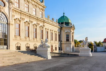 Keuken spatwand met foto Upper Belvedere palace in Vienna, Austria © Mistervlad