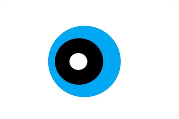 Illustration of Human Eyes.