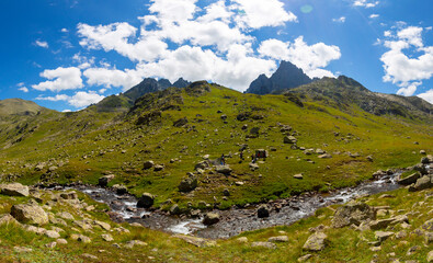 Climbing Cilo mountains , panoramic views , Hakkari