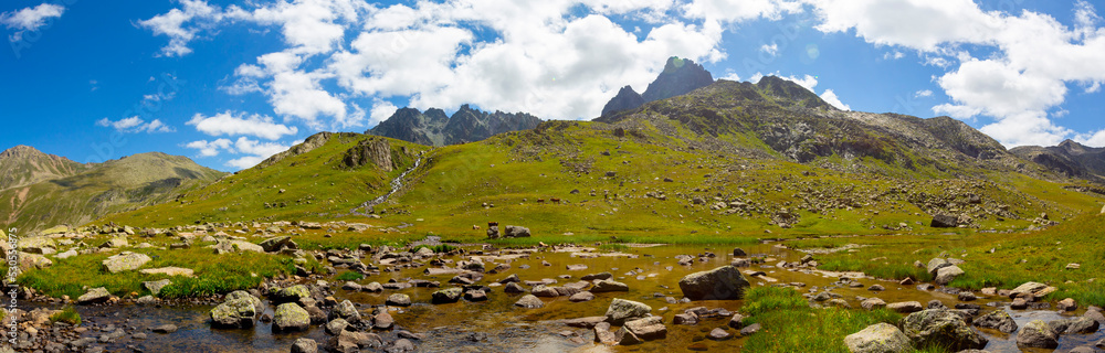 Poster climbing cilo mountains , panoramic views , hakkari