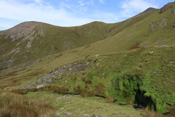 Obraz premium Snowdonia Carneddau Foel Grach