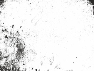 Obraz premium Vintage old dust scratched grunge texture on isolated black backgroundWhite vintage dust scratched background, distressed old text.Black grunge texture. Place over any object create black dirty