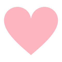 Heart-Shaped. Love Icon Symbol for Pictogram, App, Website, Logo or Graphic Design Element. Format PNG