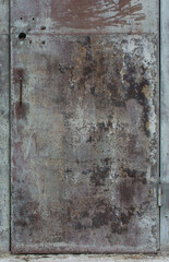 Texture of an old iron door.