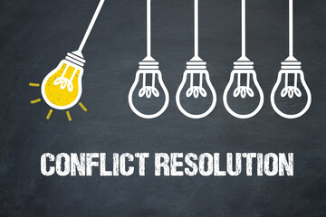 Fototapeta premium conflict resolution