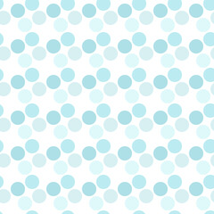 Cute seamless hand-drawn patterns. Stylish modern vector patterns with circles and dots of blue color. Funny Infantile Repetitive Print