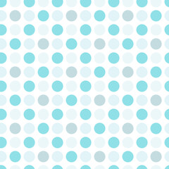 Cute seamless hand-drawn patterns. Stylish modern vector patterns with circles and dots of blue color. Funny Infantile Repetitive Print