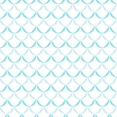 Cute seamless hand-drawn patterns. Stylish modern vector patterns with a wave of blue color. Funny Infantile Repetitive Print