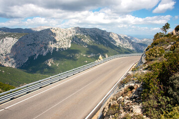 Road 125 between Baunei and Dorgali, Sardinia, Italy
