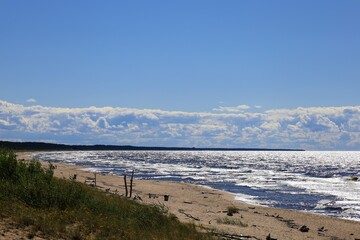 landscape with snow covered mountains