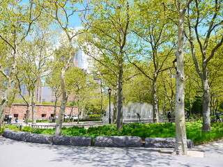 マンハッタンの小さな公園