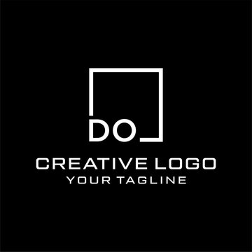 Creative letter do logo design vektor	