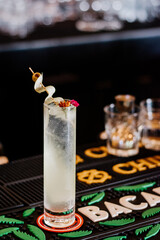 cocktail on the table