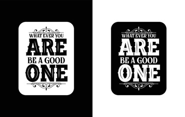 Creative typography sticker t-shirt design premium vector template