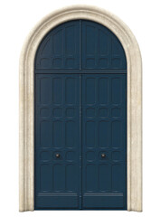 Entrance classic doors for the house