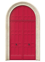 Obraz premium Entrance classic doors for the house