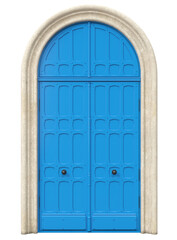 Entrance classic doors for the house