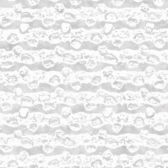 Subtle Watercolor-Dyed Effect Textured Organic Striped Pattern