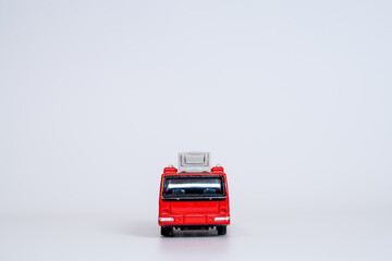 Obraz na płótnie Canvas ミニカーの消防車