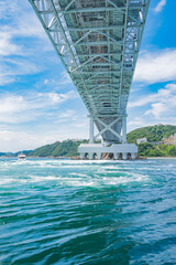 大鳴門橋と渦潮