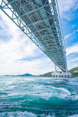 大鳴門橋と渦潮