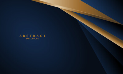 dark blue luxury premium background and gold line.