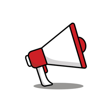 megaphone illustration vector template