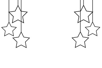 Obraz premium frame of stars
