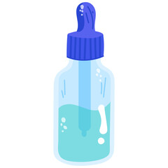 A colorful flat sticker of face primer 