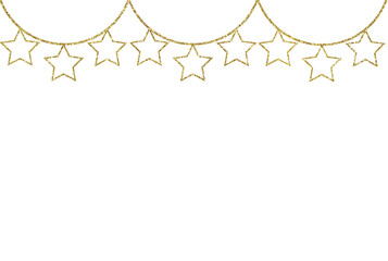 golden frame with stars