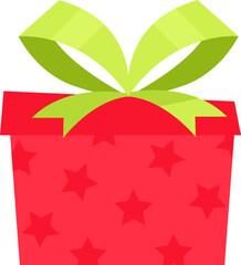 Colorful Gift Box. Vector illustration