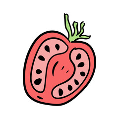 doodle vegetable set