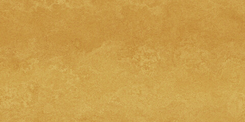Horizontal yellow and brown grunge texture cement backdrop or concrete wall banner, blank background. Dirty yellow gold stone background texture, old grime grunge design. Beige vintage old paper