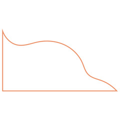 abstract line blob corner border