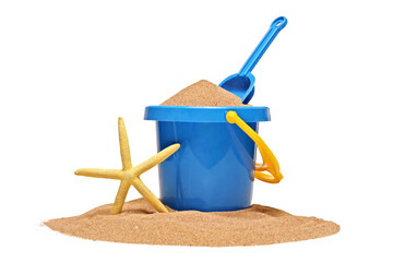 Bucket and sand 