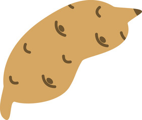 Yam sweet potato illustration