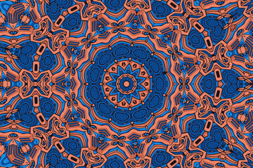 Abstract Tribal indian mosaic pattern seamless pattern. Bohemian Geometric Prints