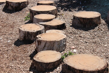 stack of logs