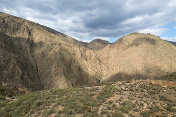 mountainous landscape in the south of Spain