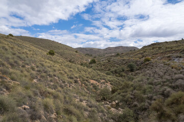 mountainous landscape in the south of Spain