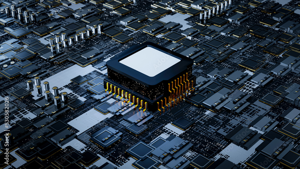 Aufkleber motherboard panel, electronic device or main board. industrial technology image within industrial ma