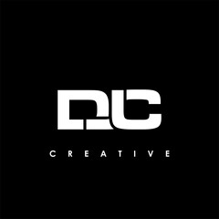 DJC Letter Initial Logo Design Template Vector Illustration