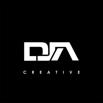 DJA Letter Initial Logo Design Template Vector Illustration