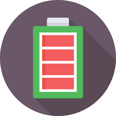 Battery Colored Vector Icon