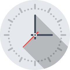 Clock Colored Vector Icon